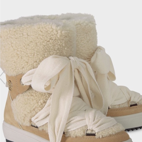 NIB Bogner Winter Boots Alpi Shearling Fur Size US 9 EU 41 - Picture 5 of 15